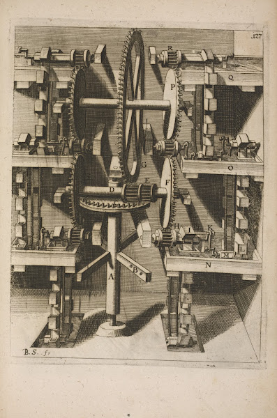 Fig CXXVII Haustrum sextuplex cum capsulis 1662