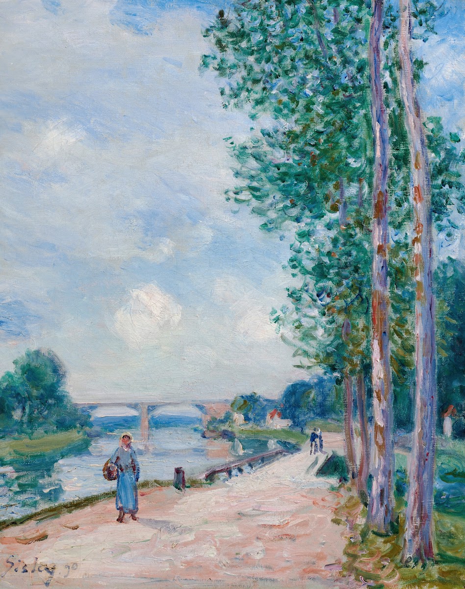 Les bords du Loing près de Moret 1890