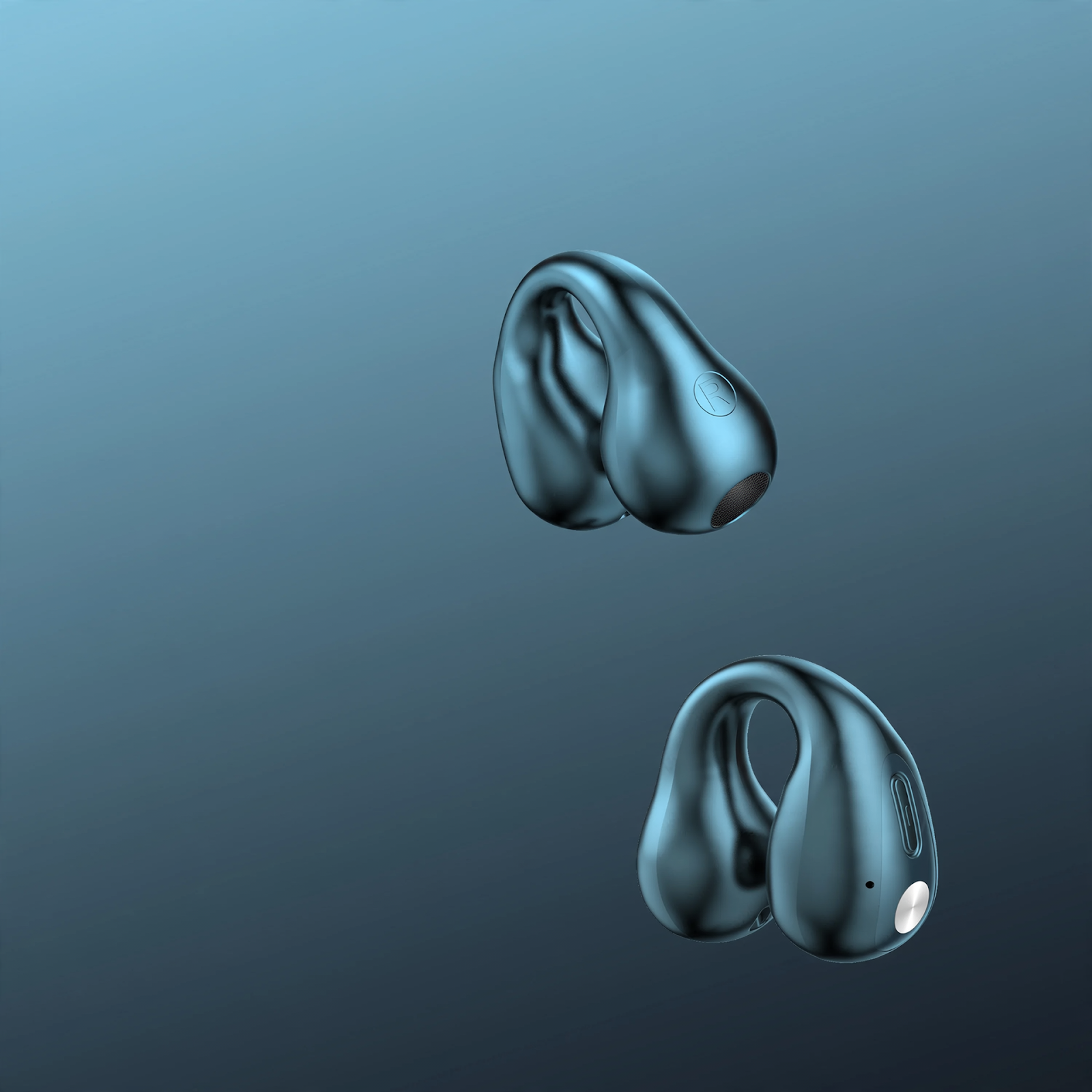 Bone Conduction Headphones, Clip-On, Bluetooth