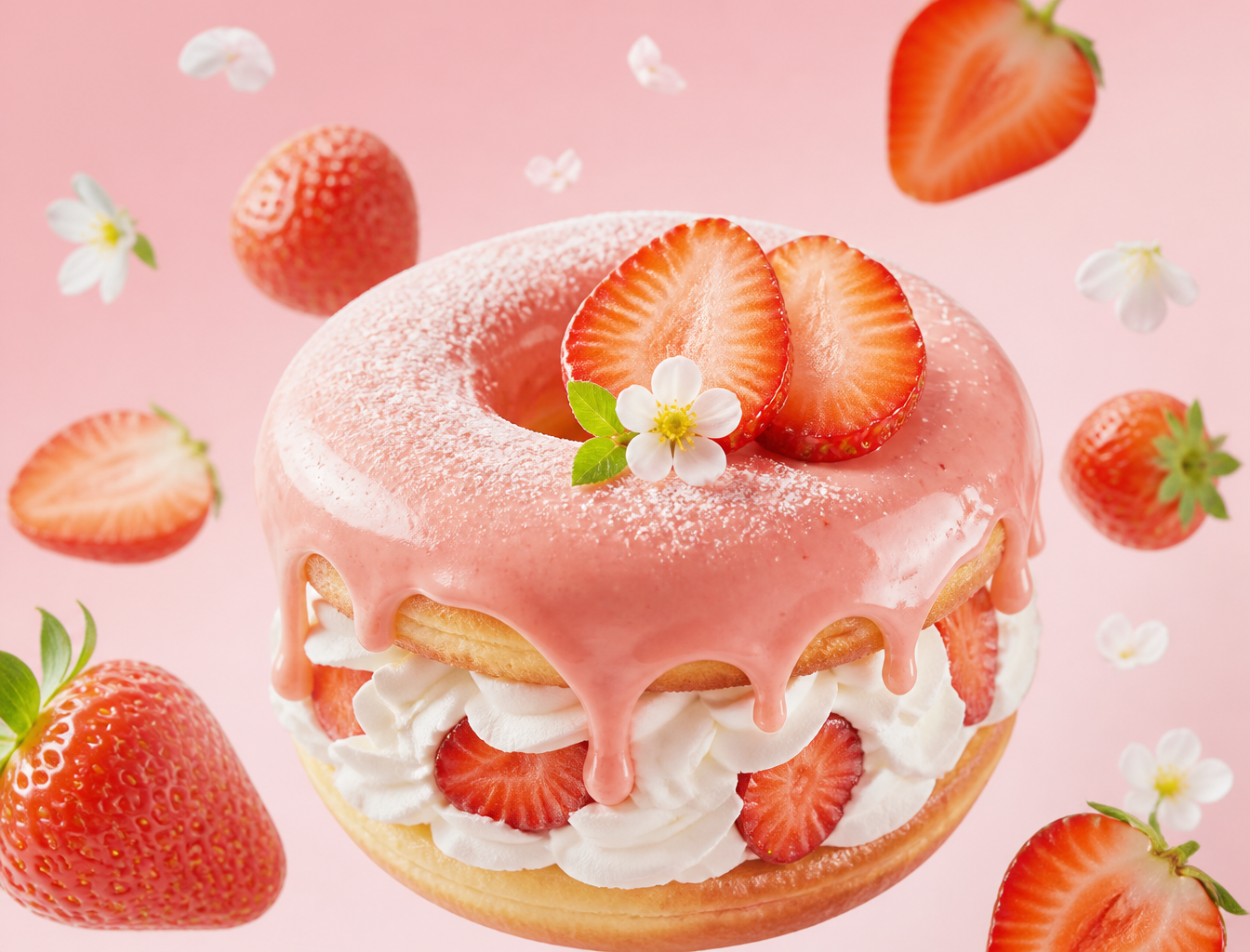 Donat Makanan Penutup Fruta Yang