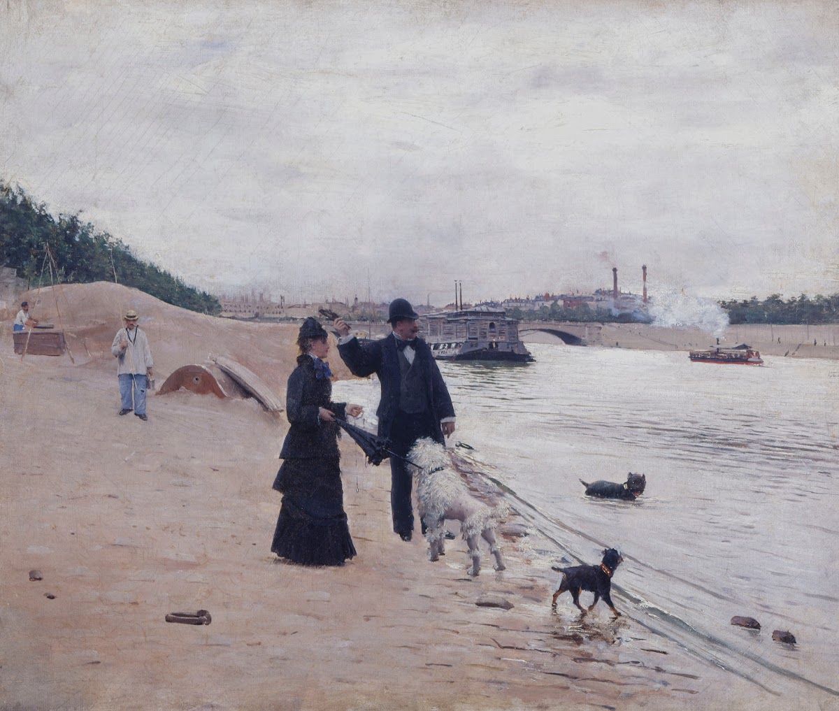 Les berges de la Seine 1880