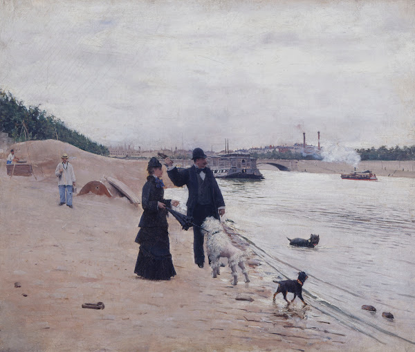 Les berges de la Seine 1880