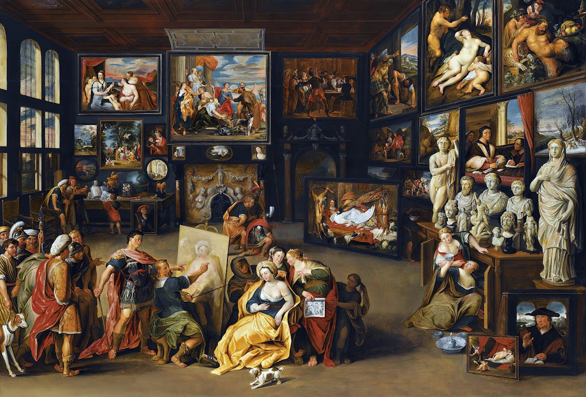 Alexander The Great Visits The Studio Of Apelles C1630