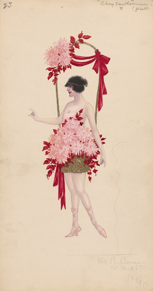 23 Chrysanthemums Pink 1919   1920