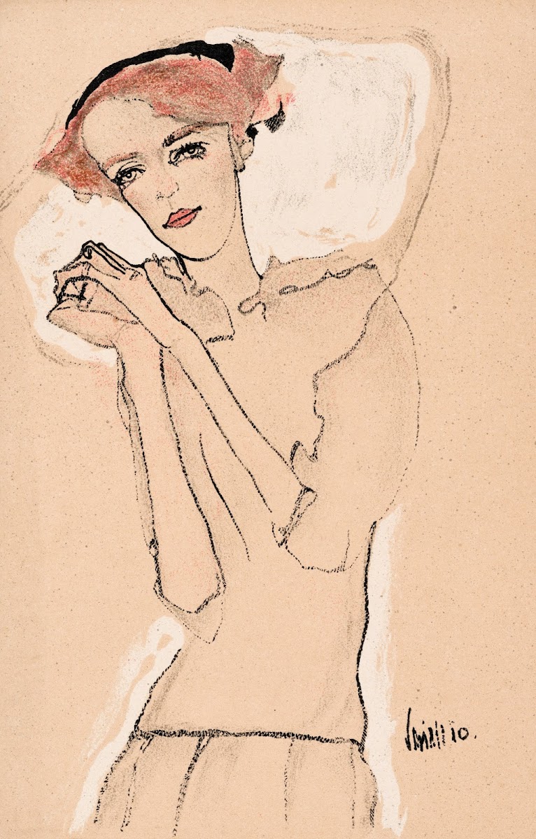 Nr 288 Porträt einer jungen 1910