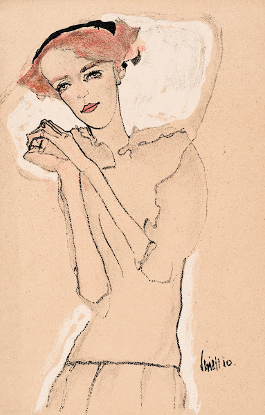 Nr 288 Porträt einer jungen 1910