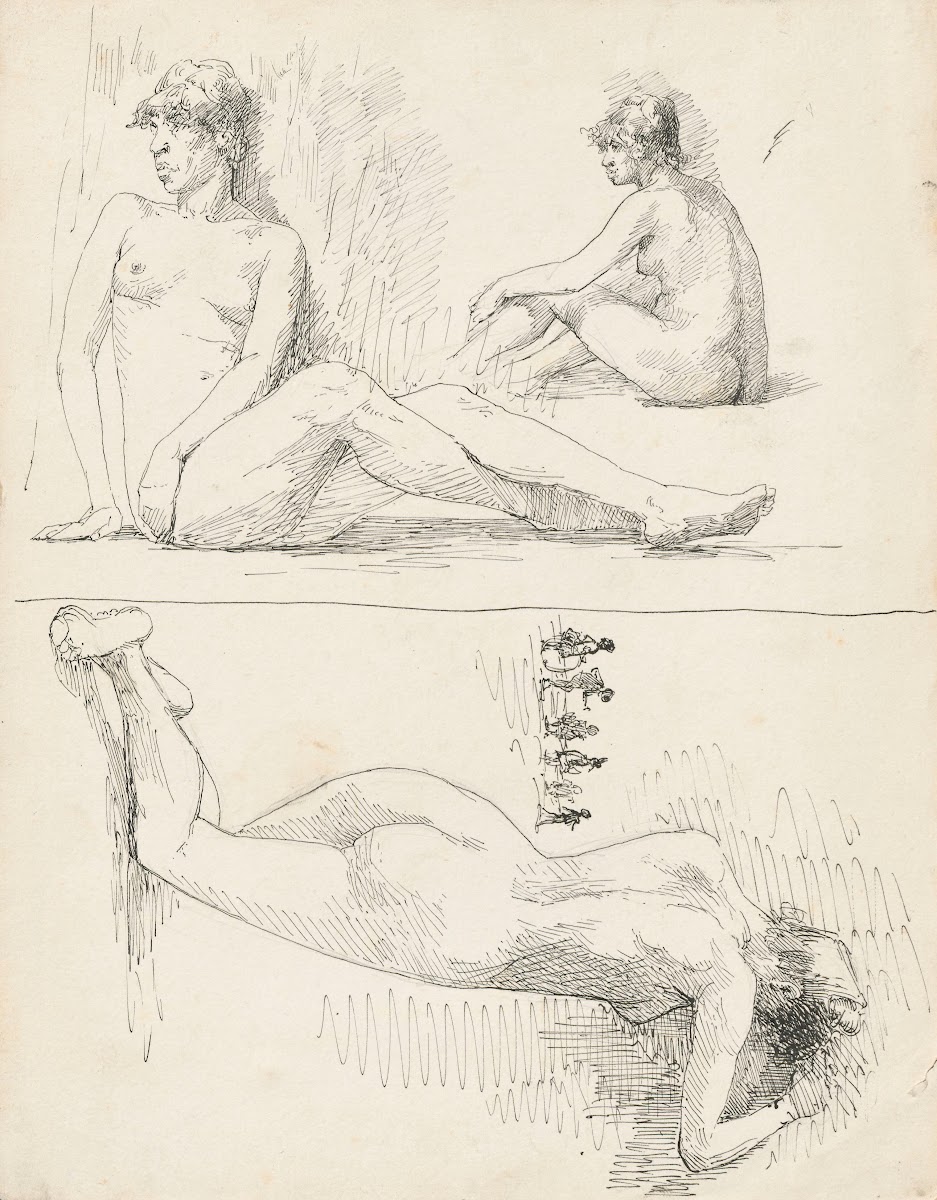 Sketches of Female Nudes