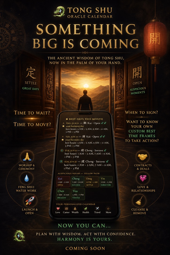 Tong Shu Calendar — Best Days