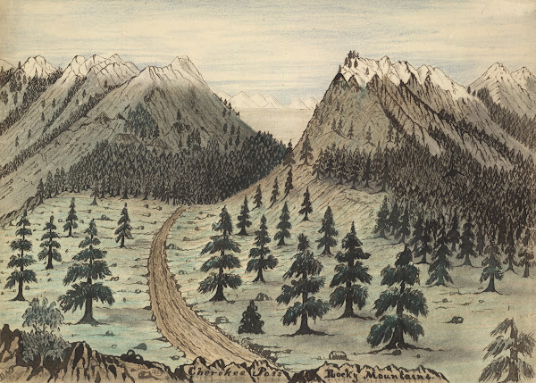 Cherokee Pass Rocky Mountains 1859