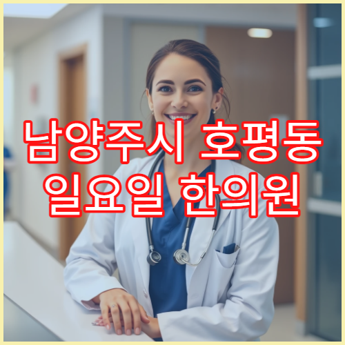 남양주시 호평동 일요일 한의원 관절통증 침 추나요법