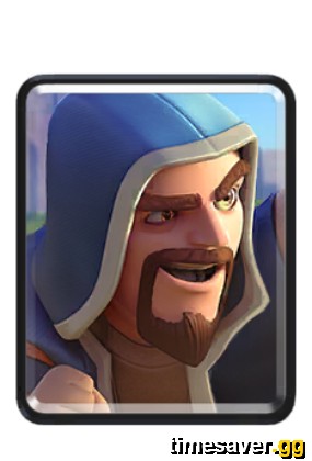 Clash Royale Wizard card, buffed from 281 to 304 damage in September 2026