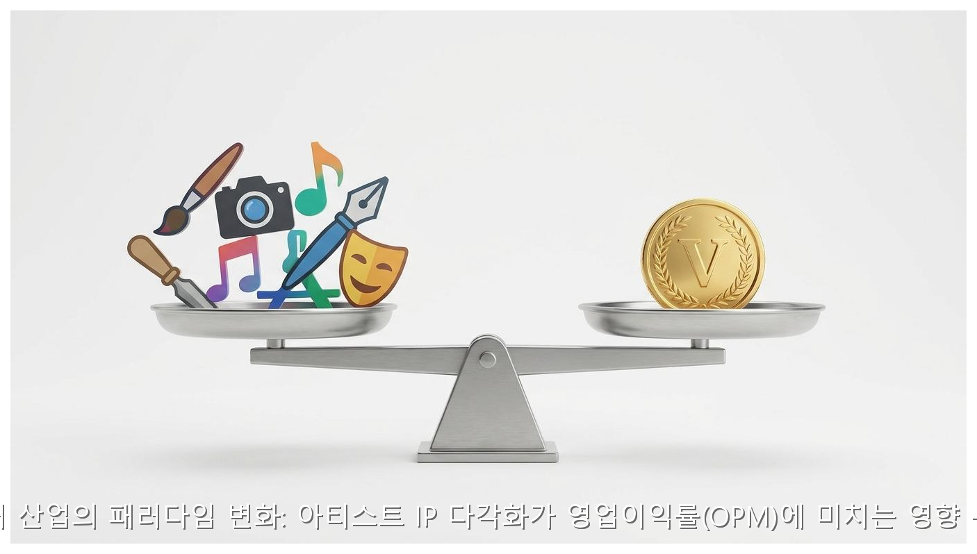 엔터 산업의 패러다임 변화: 아티스트 IP 다각화가 영업이익률(OPM)에 미치는 영향 분석 핵심 안내 및 분석 인포그래픽 (8)