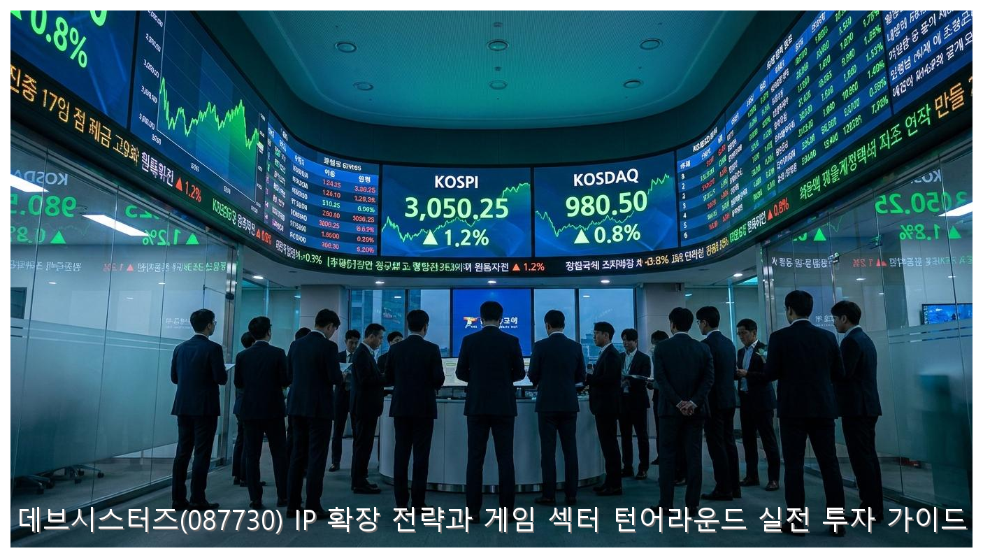 데브시스터즈(087730) IP 확장 전략과 게임 섹터 턴어라운드 실전 투자 가이드 핵심 안내 및 분석 인포그래픽 (8)