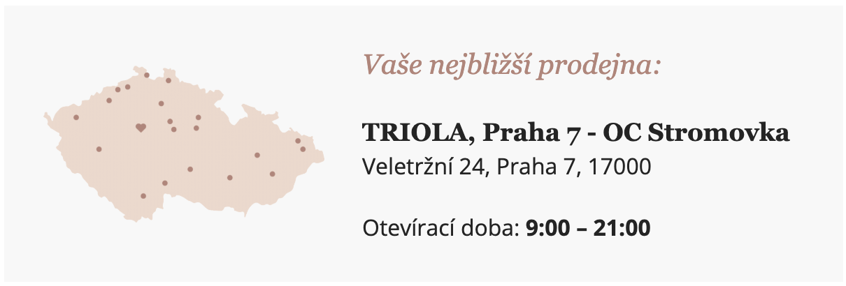 Blok s nejbližší prodejnou
