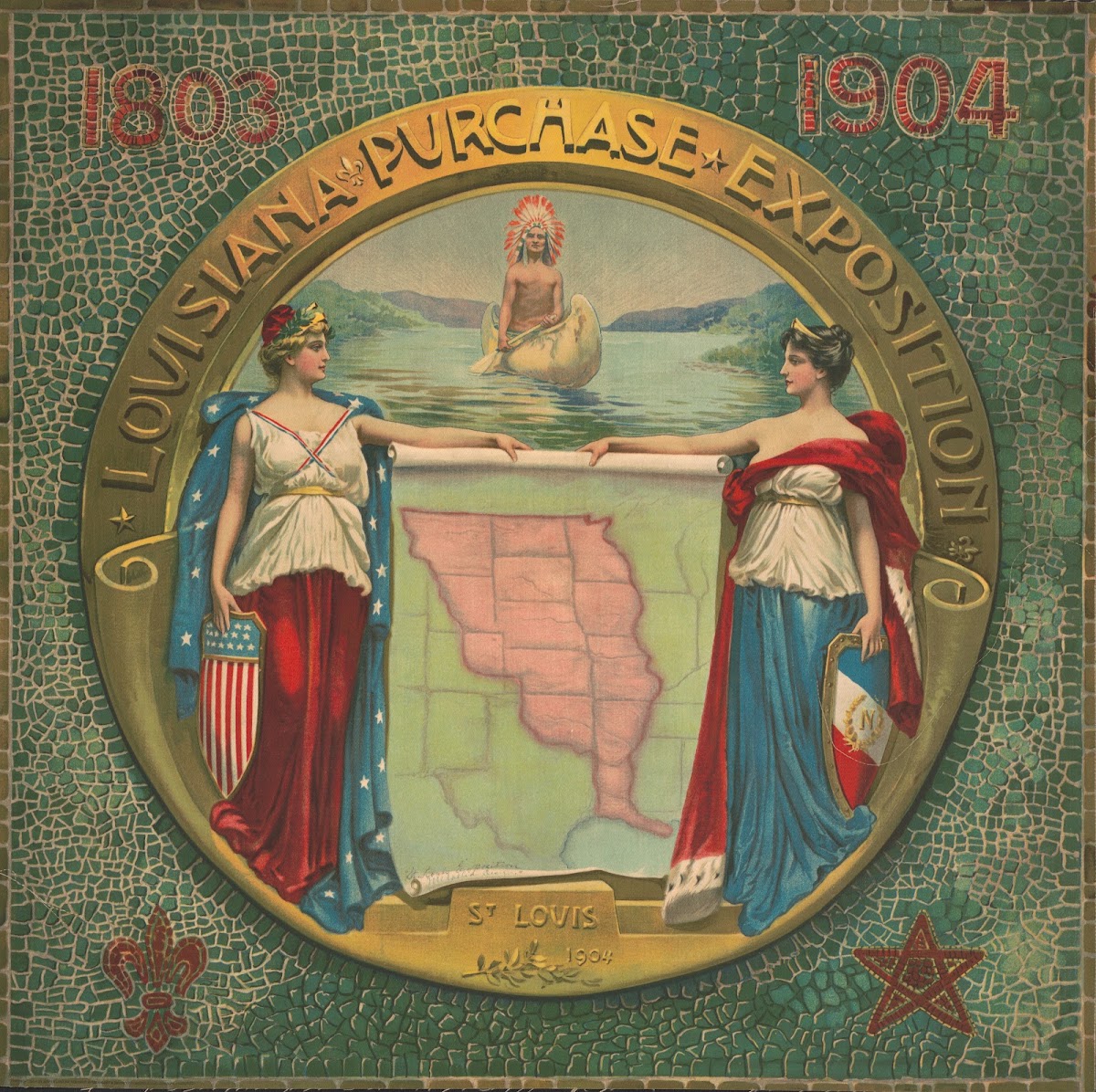 St Louis Exposition Medallion Design 1904
