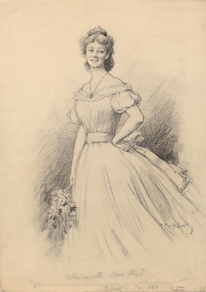 A portrait of Marie Lloyd