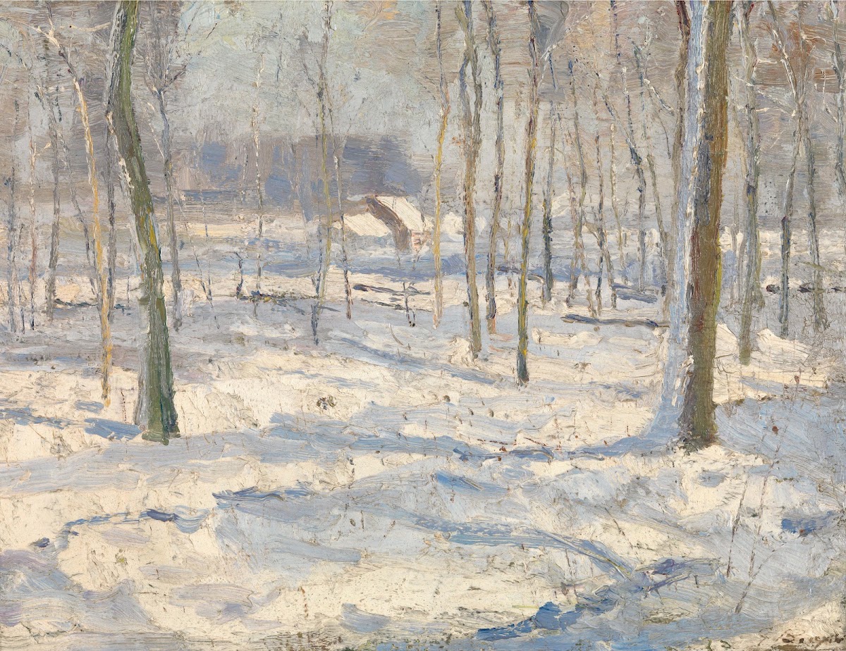 Winter Landscape sketch 1850