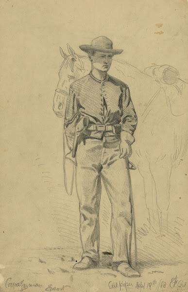 Cavalryman escort Culpeper 1863