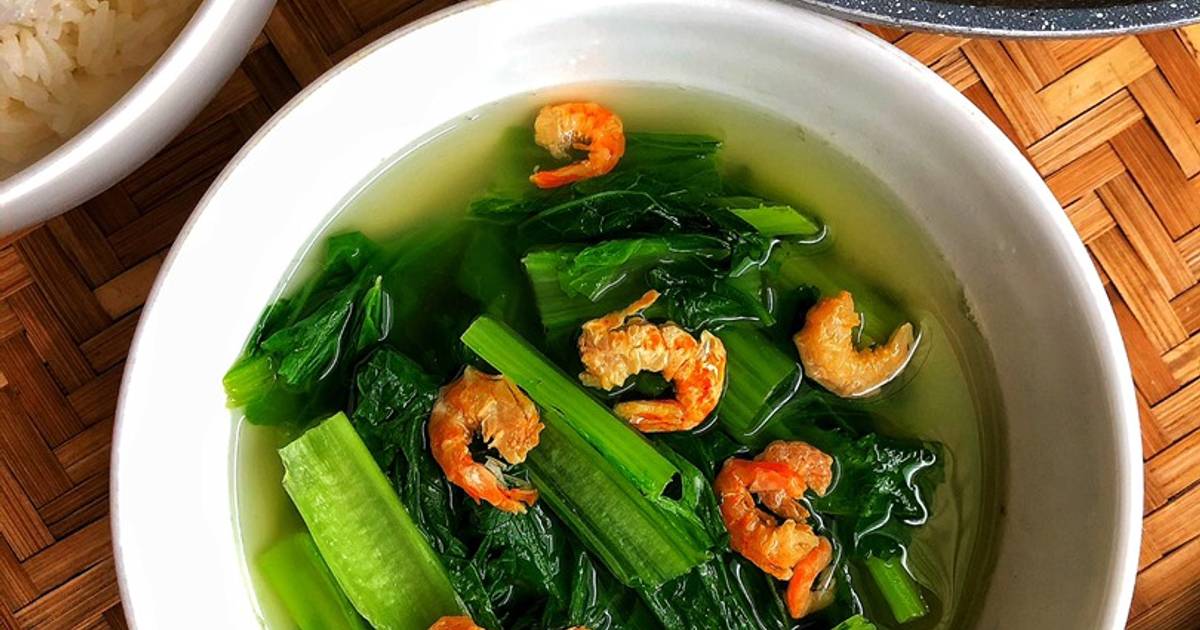Canh Cải Xanh Nấu Tôm Khô