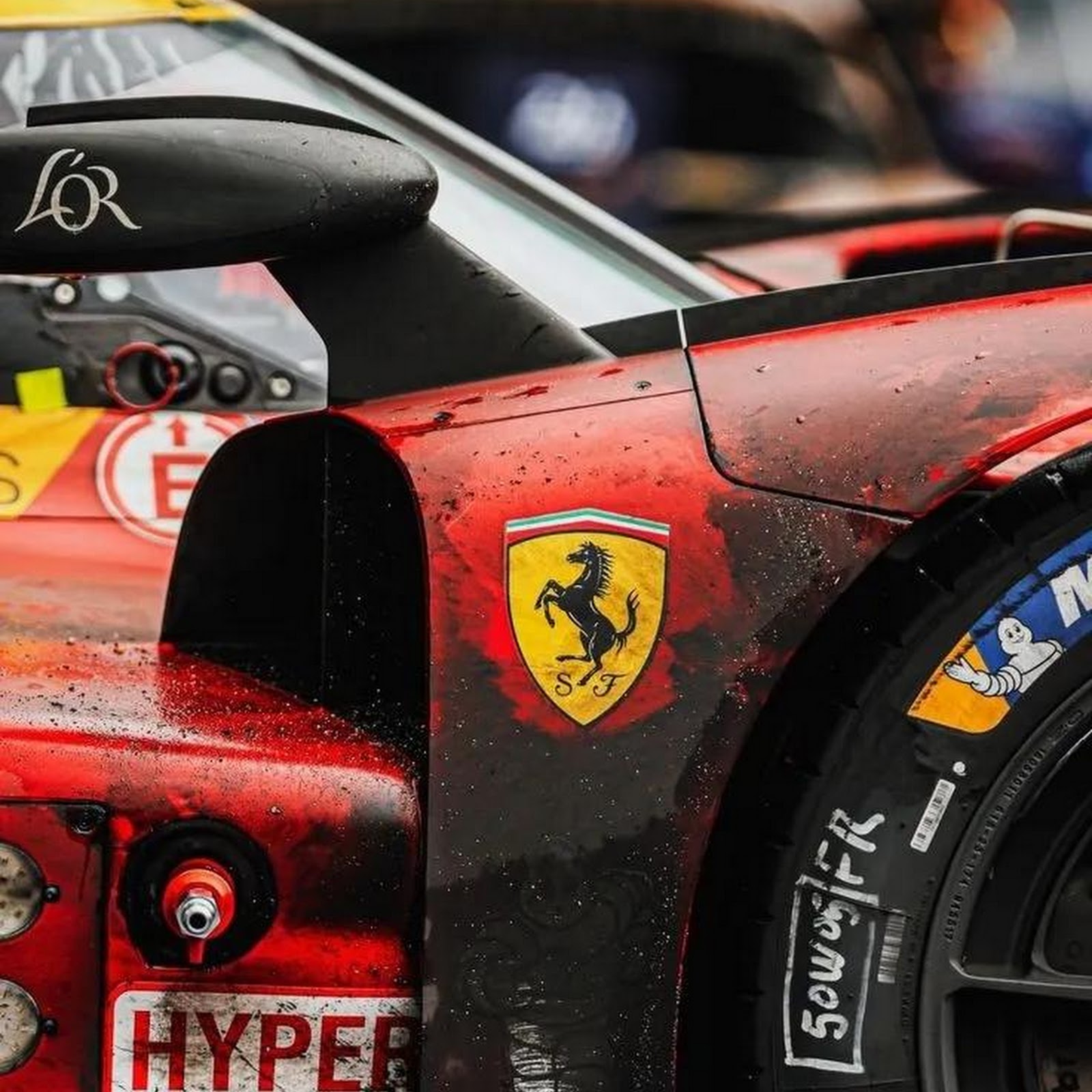 Download Ferrari, Hypercar, Racing, Motorsport iPhone