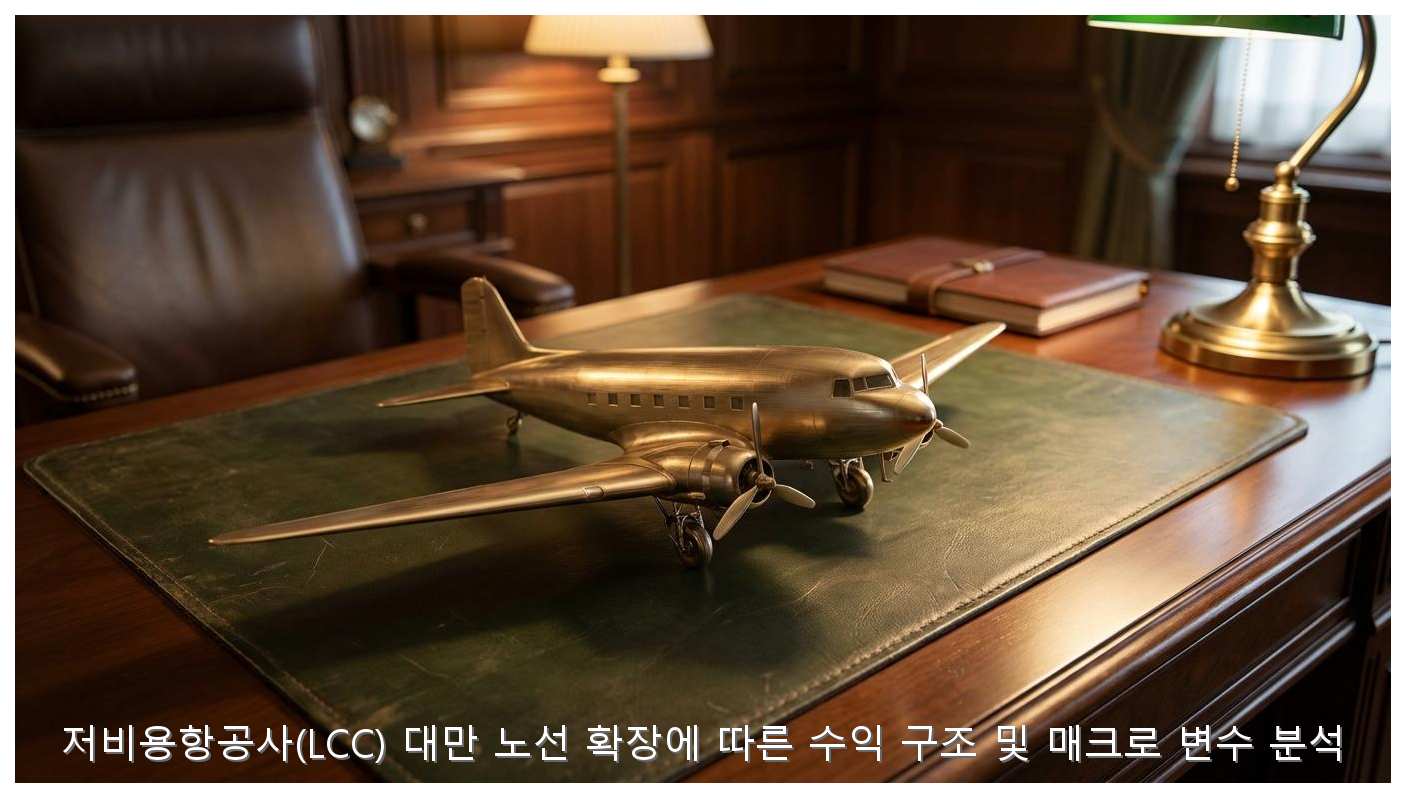 저비용항공사(LCC) 대만 노선 확장에 따른 수익 구조 및 매크로 변수 분석 핵심 안내 및 분석 인포그래픽 (2)