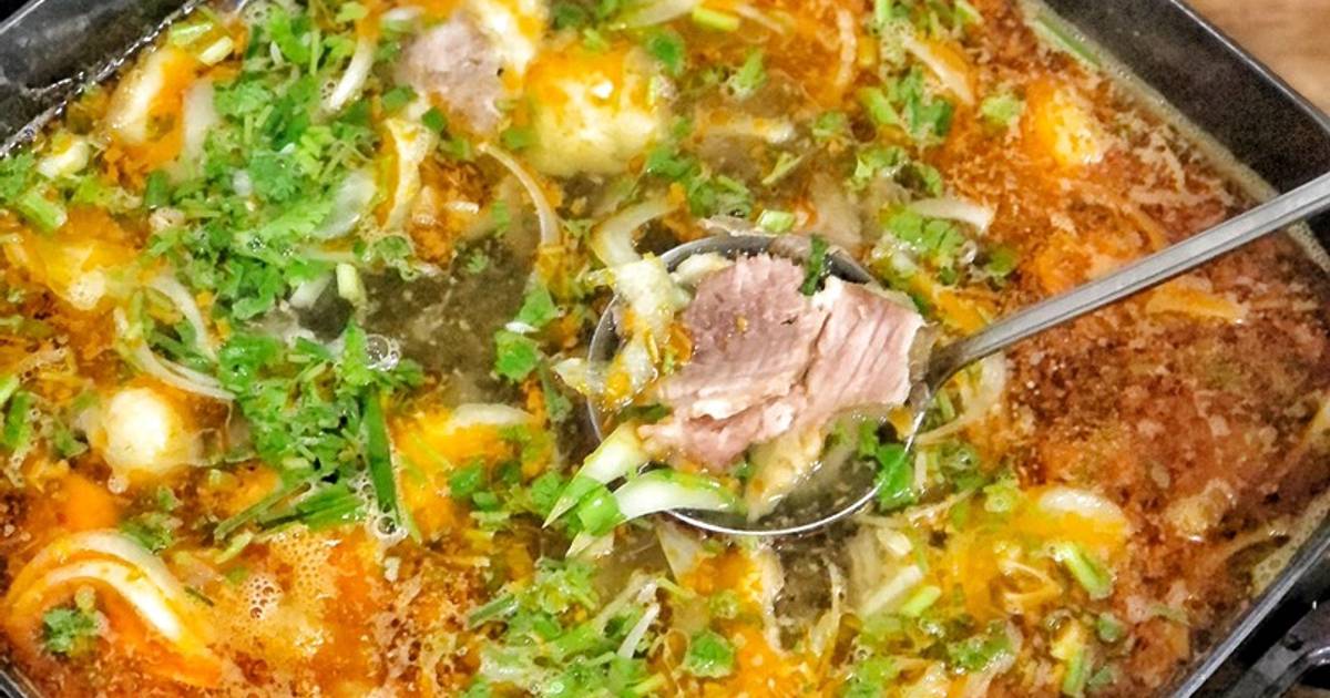 Gầu bò nhúng ngon xĩu