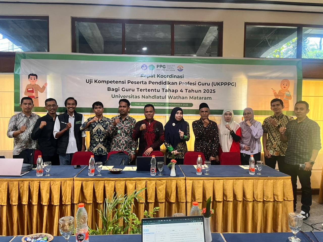 FKIP Universitas Nahdlatul Wathan Mataram Gelar Rapat Koordinasi Persiapan UKPPPG Guru Tertentu Batch 4 Tahun 2025