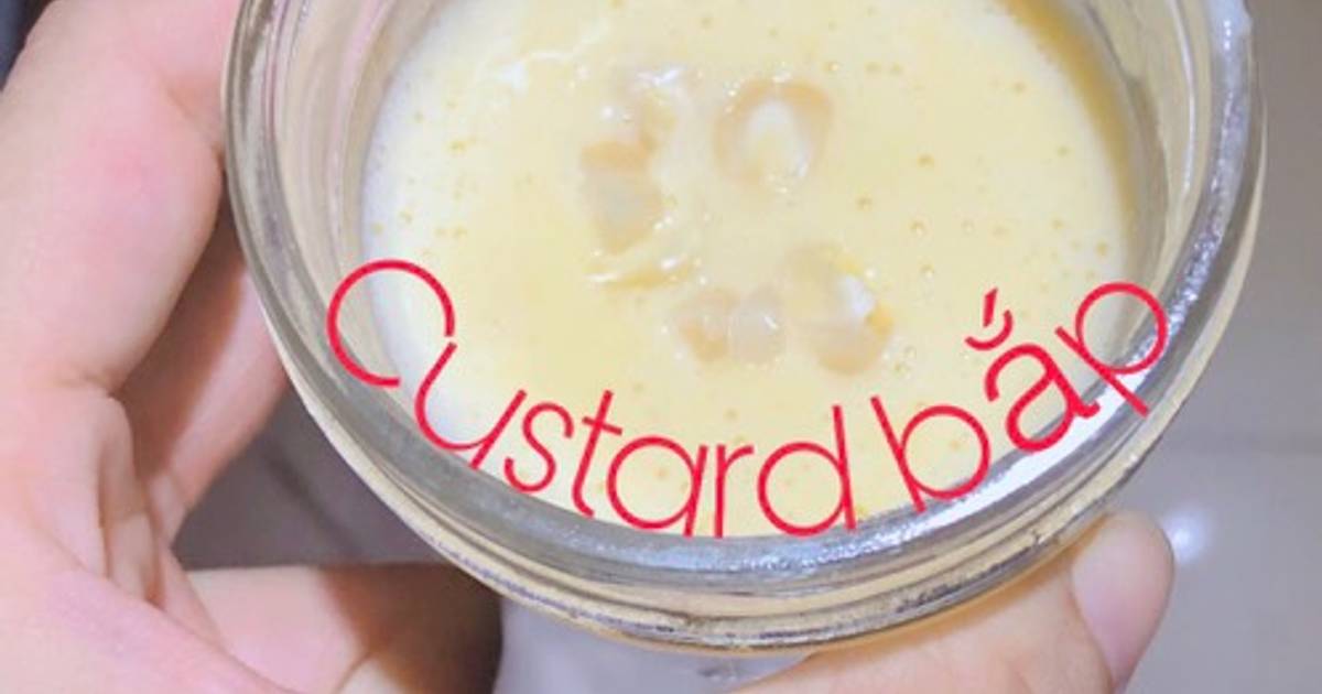 Ăn dặm- custard bắp