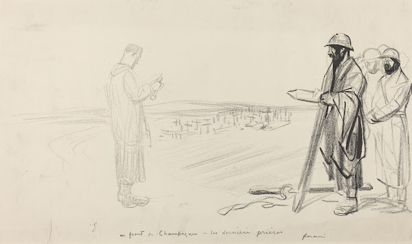 Au front de Champagne  Les dernieres prieres c 1914 1919