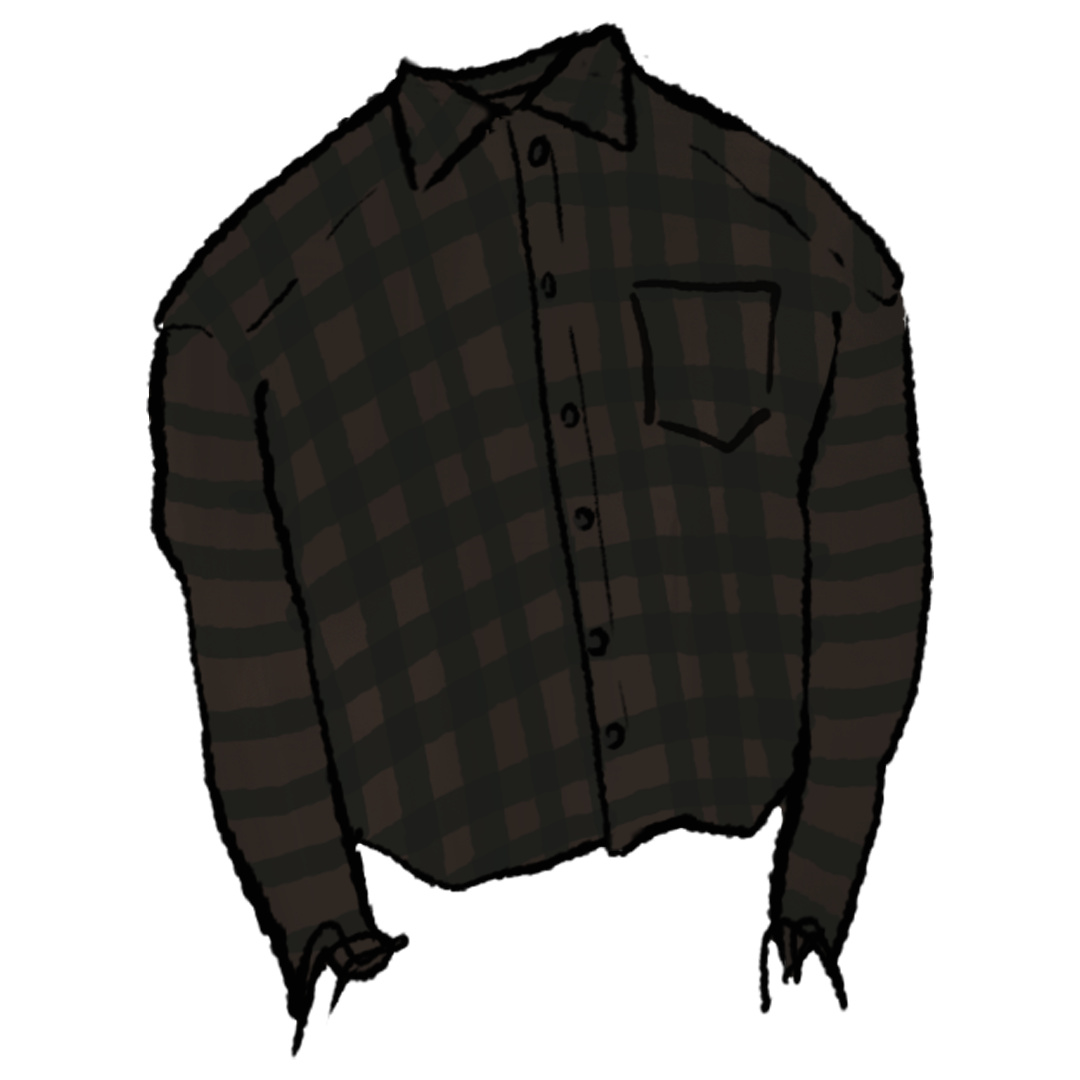 Yeezy Balenciaga Oversized Padded Shoulder Flannel Shirt product image