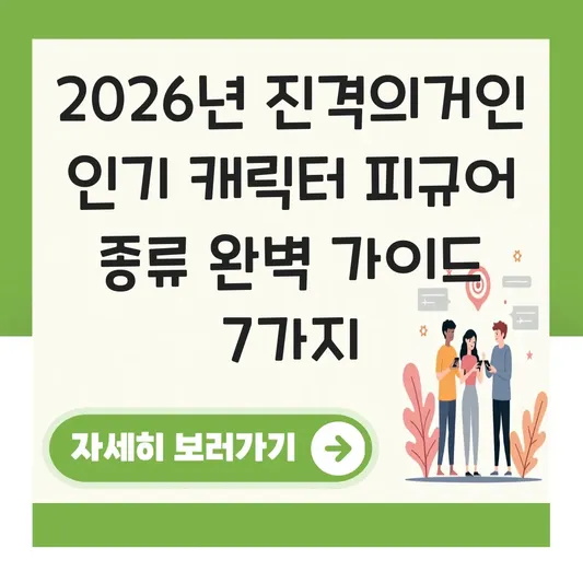 진격의거인 인기 캐릭터 피규어 종류