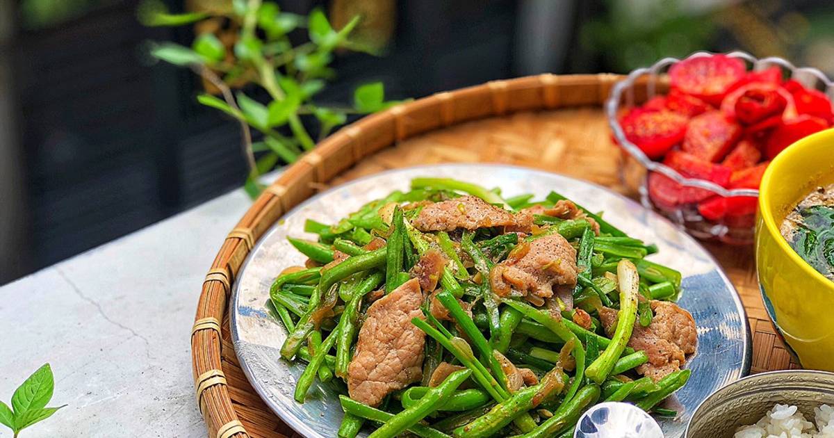 Đậu Cô Ve Xào Thịt
