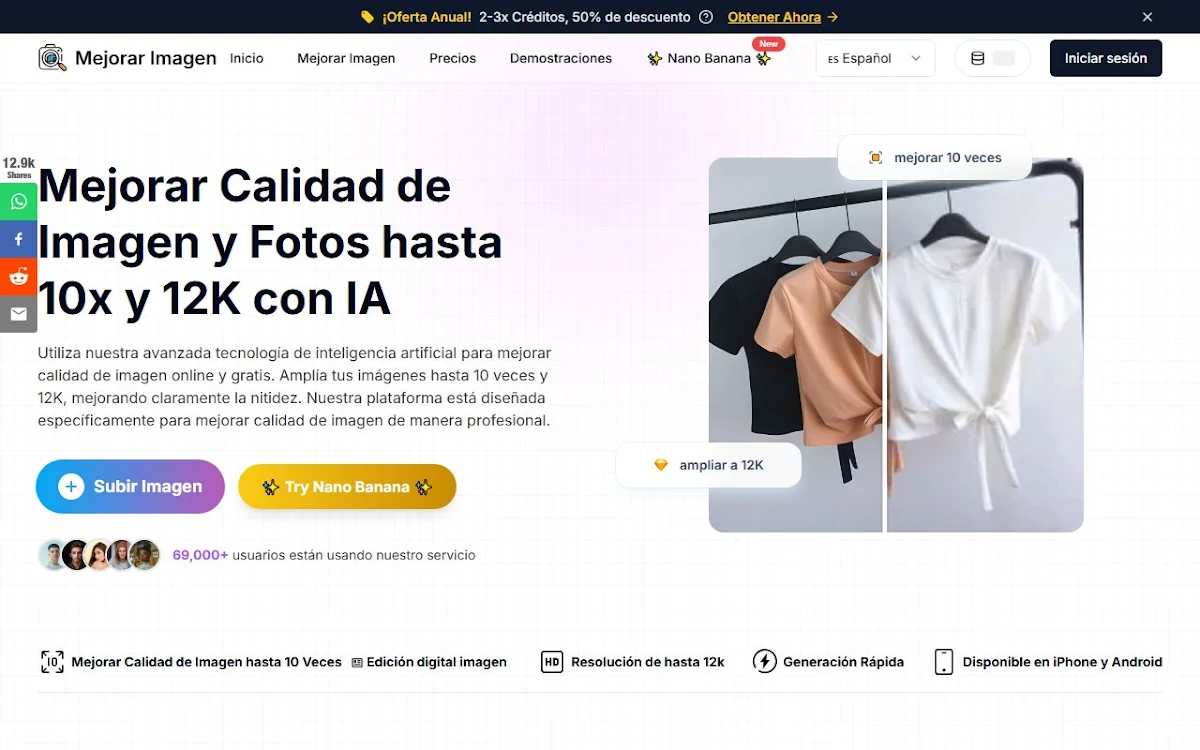 Captura de Mejorar Imagen