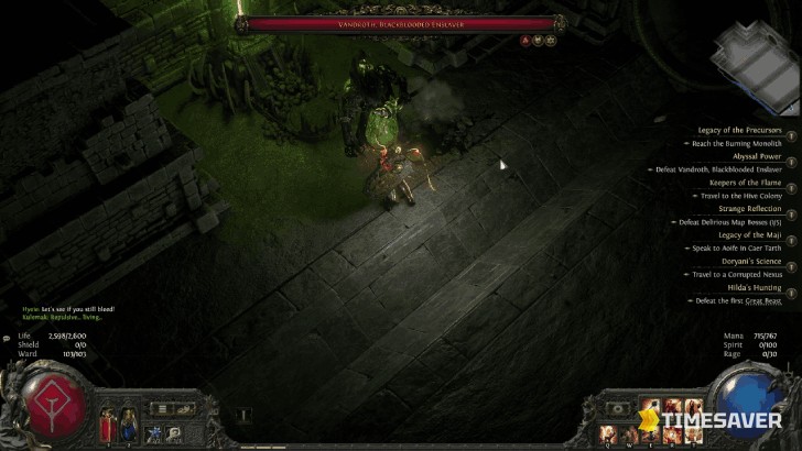PoE2 Abyssal Commander Vandroth, Blackblooded Enslaver boss fight — a guaranteed Desecrated Currency source in 0.5.3