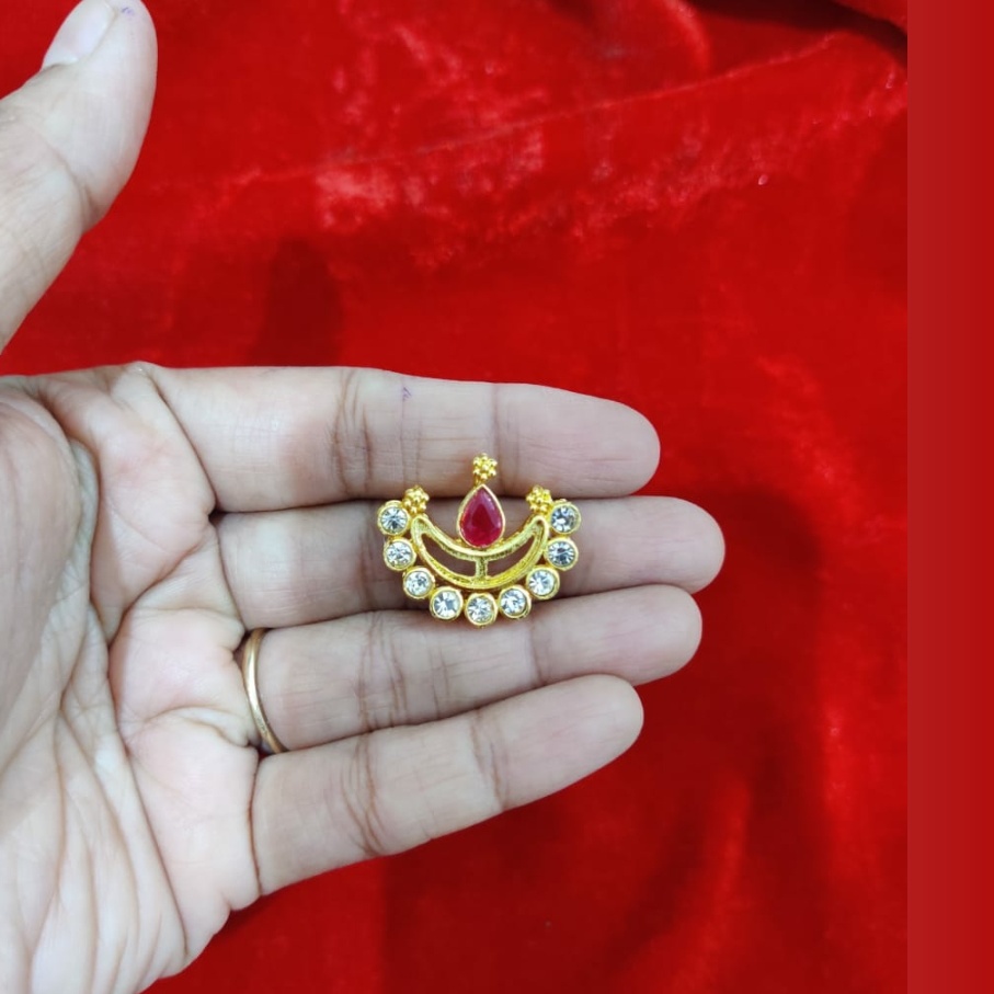 Pink Drop Chandra With Lower White Diamond-C213-pack of 3