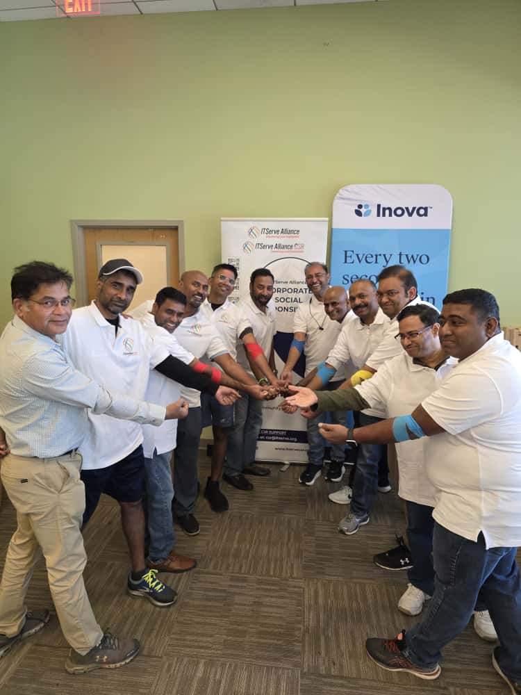 ITServe Alliance DMV Chapter – CSR Activity: Blood Drive