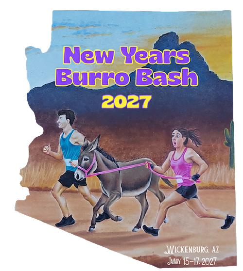 New Year Burro Bash Logo