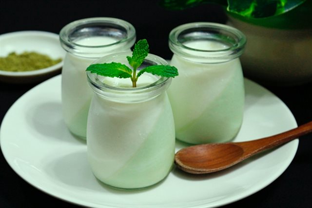 Panna Cotta Sữa Trà Xanh