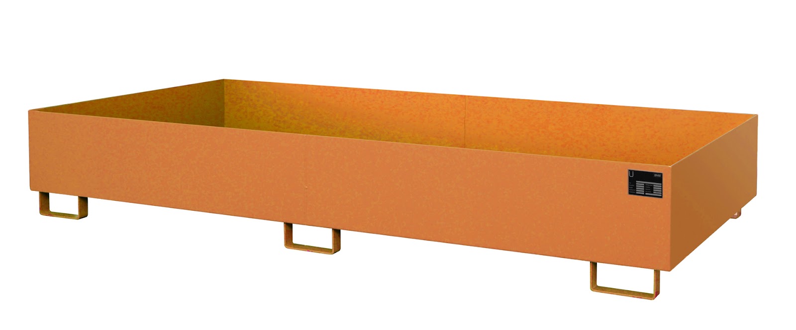 Stellingopvangbak RW 2700-2, gelakt, Resedagroen