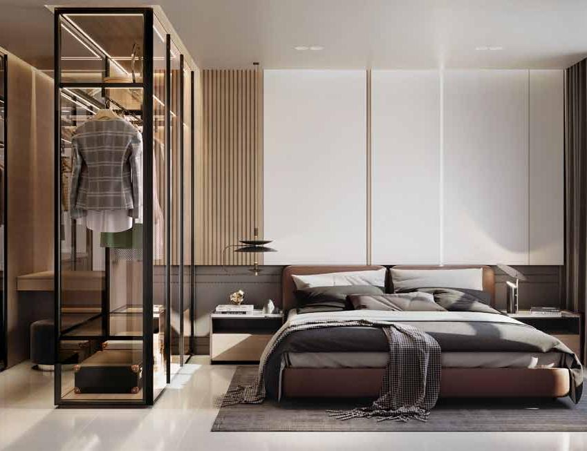 Aras Residences — master bedroom wardrobe