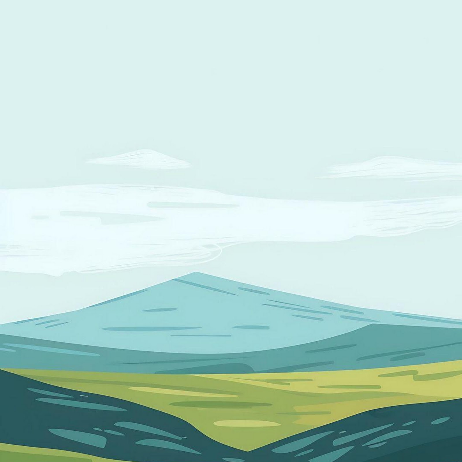 Download Minimalist Mountain Valley Landscape Full HD iPhone