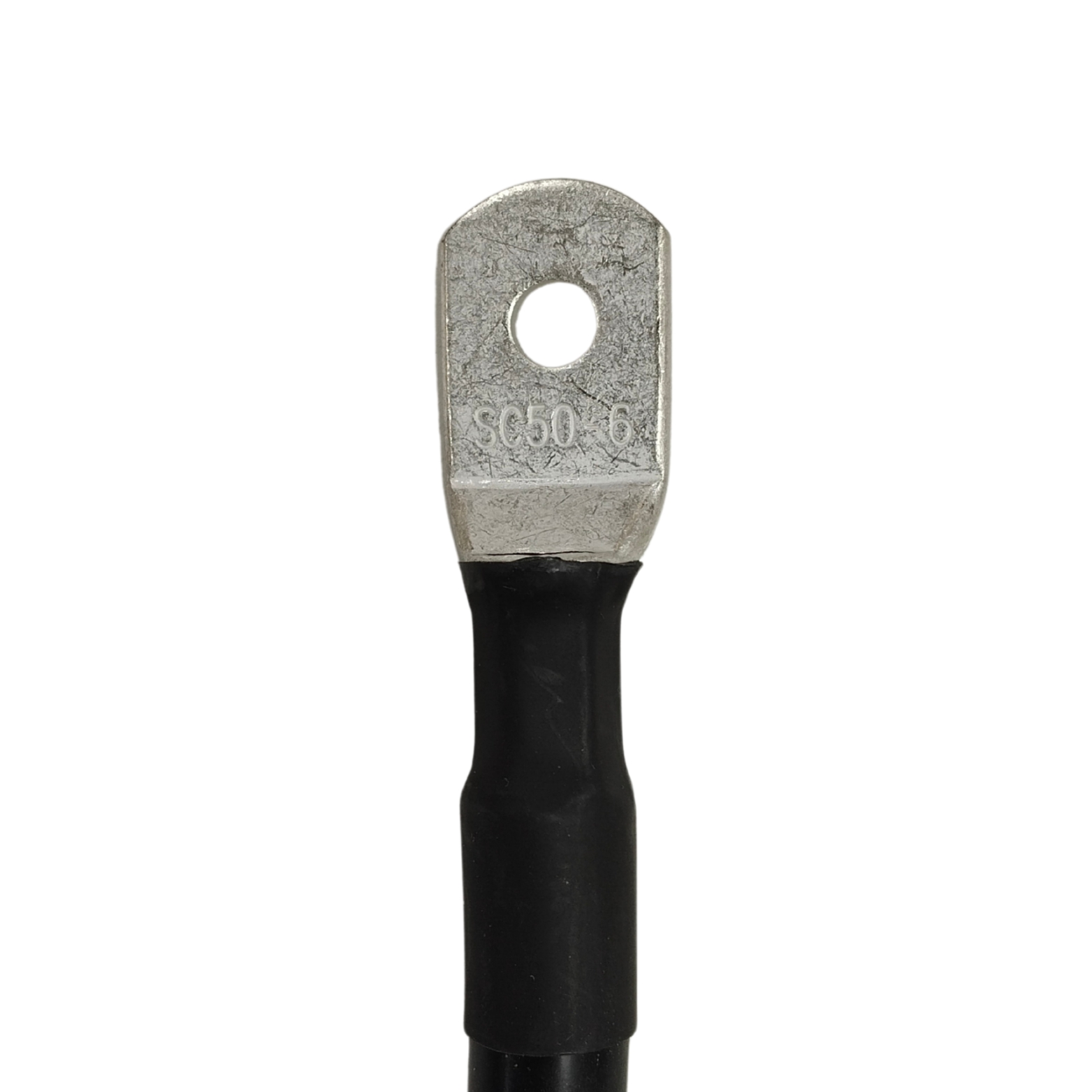 SILICON WIRE 3AWG BLACK WITH (SC50-6LUGS)1000MM (c3a5)