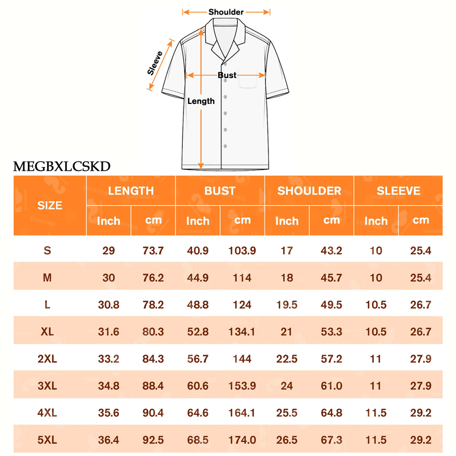 AOP Brazilian Collar Shirt With Pocket-MEGBXLCSKD