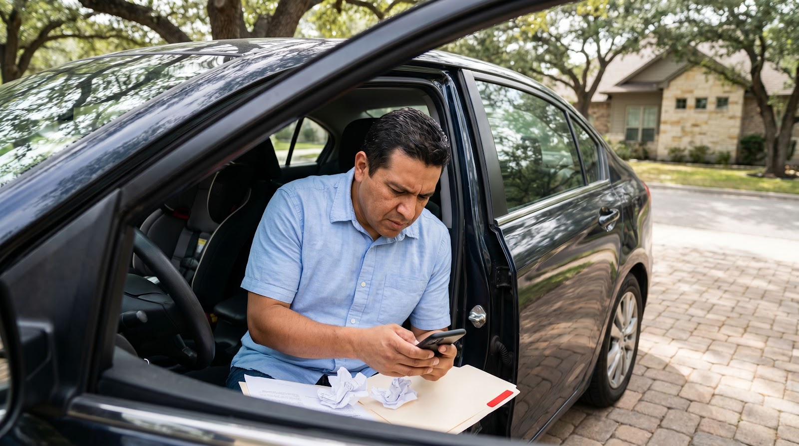 Texas summer car theft insurance review by a driver checking stolen car coverage in Texas