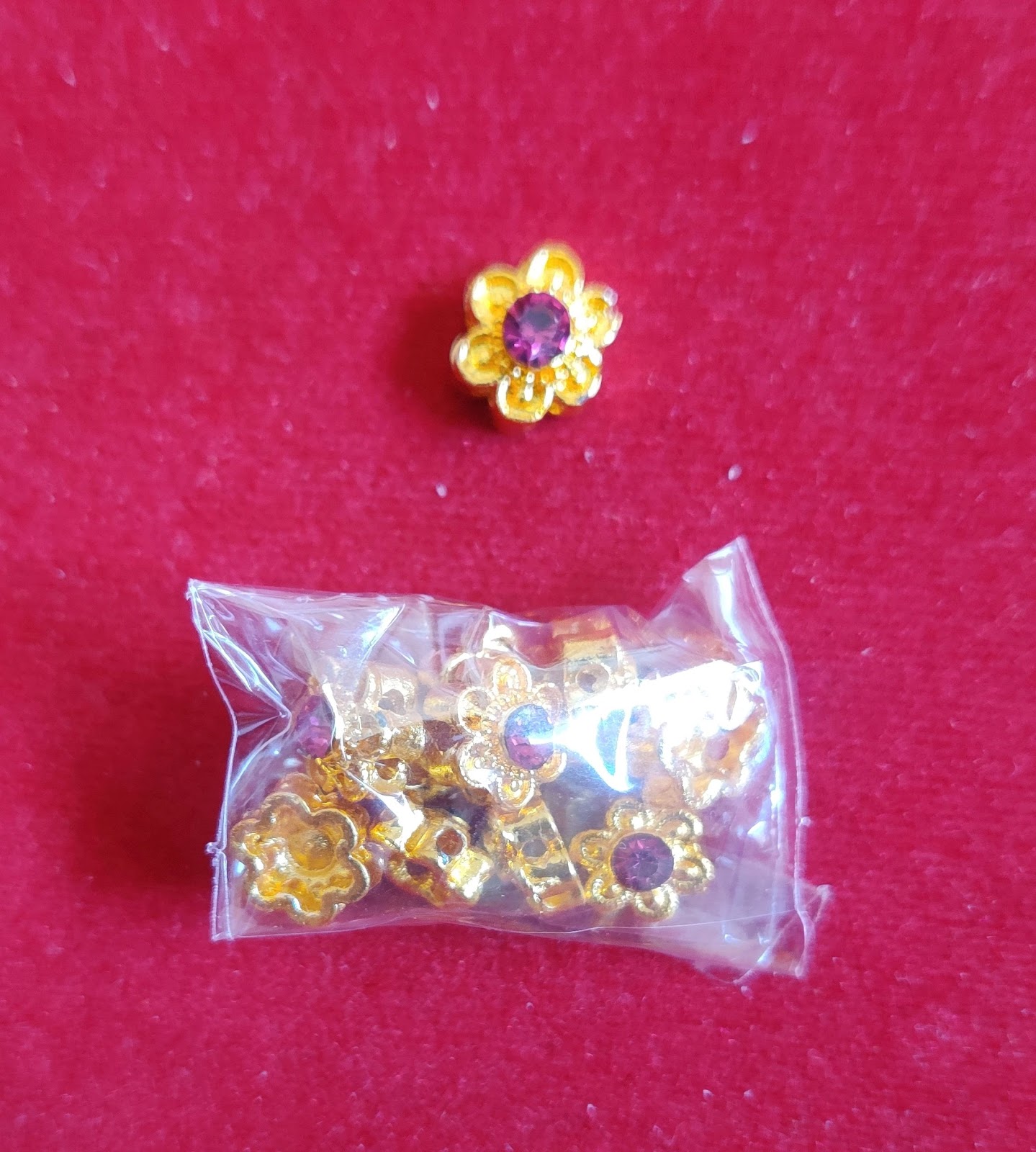 Pink Single Diamond Round Ful-P24-pack of 10