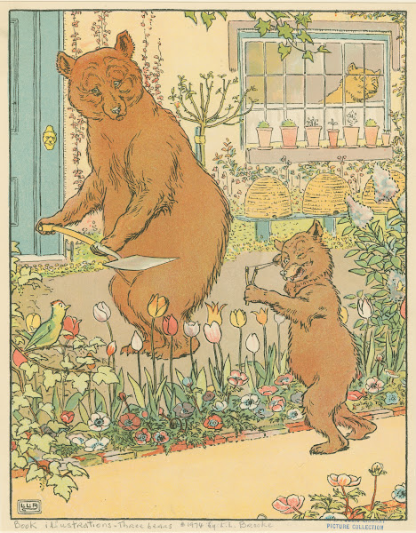 Pappa and baby bear 1909