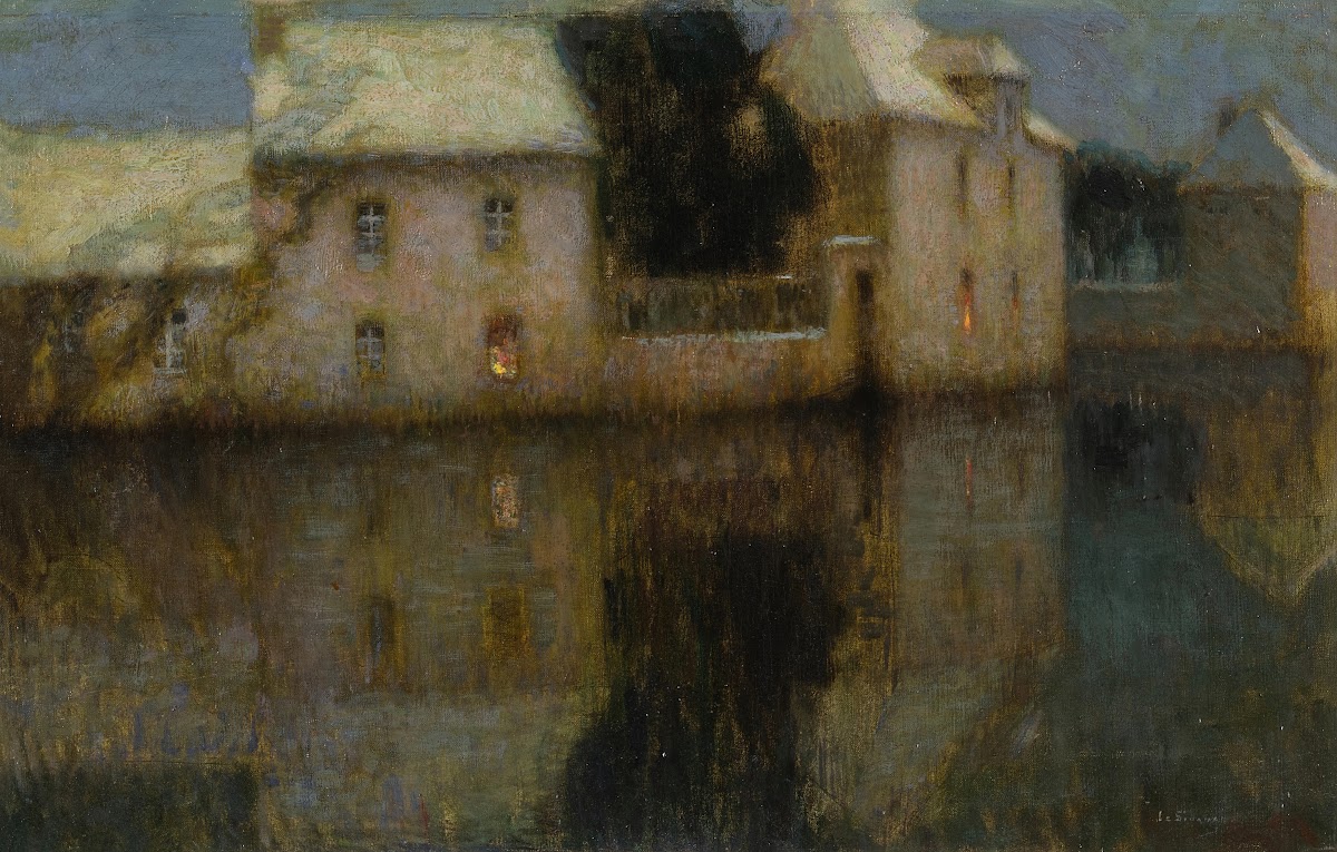 Petite Ville Sur La RivièRe Neige 1902