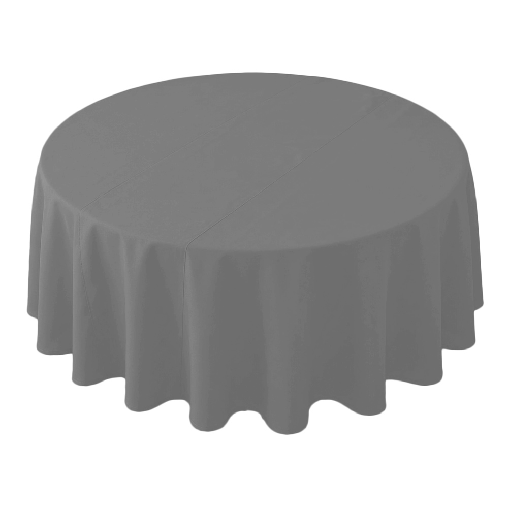 Mantel redondo para mesa Blancos Pileso™ 1.6 m color gris