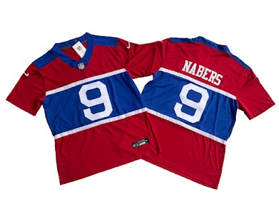 Men's New York Giants Malik Nabers Nike Century Red Alternate Vapor F.U.S.E. Limited Jersey.jpeg