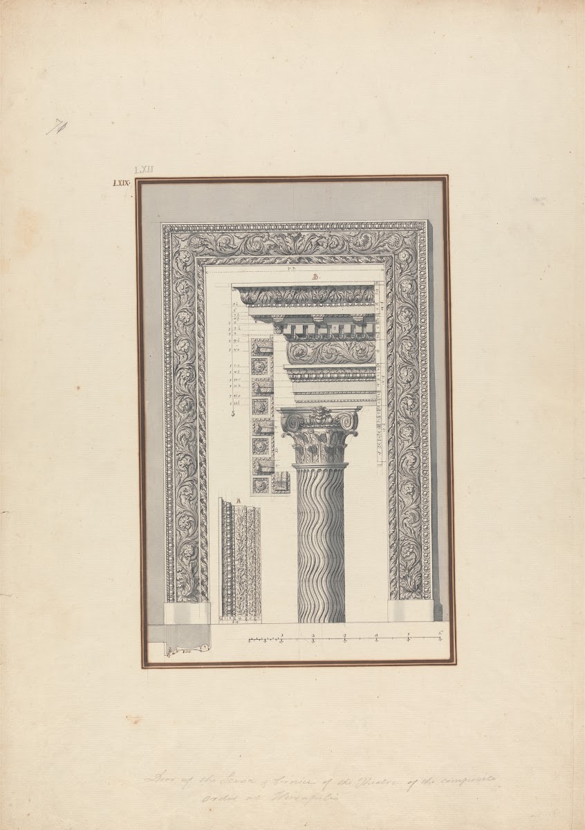 Details of the Theater Composed of the Composite Order at Hierapolis Now Pamukka